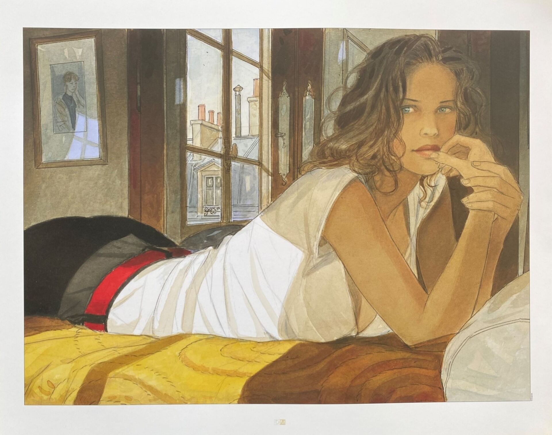 Jean-Pierre Gibrat - Jeanne allongée (Poster)