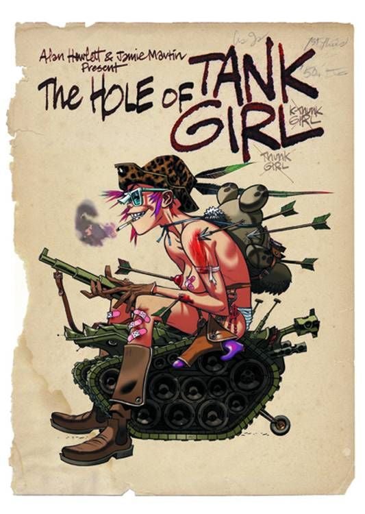 HOLE OF TANK GIRL SLIPCASED HC COLL ED