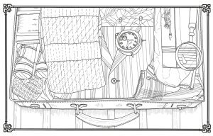 Fantastic Beasts and Where to Find Them: A Book of 20 Postcards to Color