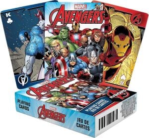MARVEL AVENGERS COMICS PLAYING CARDS