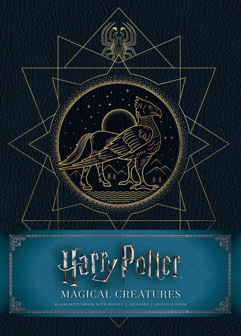 Harry Potter: Magical Creatures Hardcover Blank Sketchbook HC
