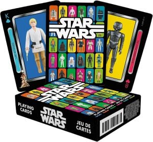 STAR WARS ACTION FIGURES PLAYING CARDS
