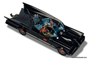 1966 Batmobile w/Batman & Robin Diecast Model Car by Corgi (Reissue)
