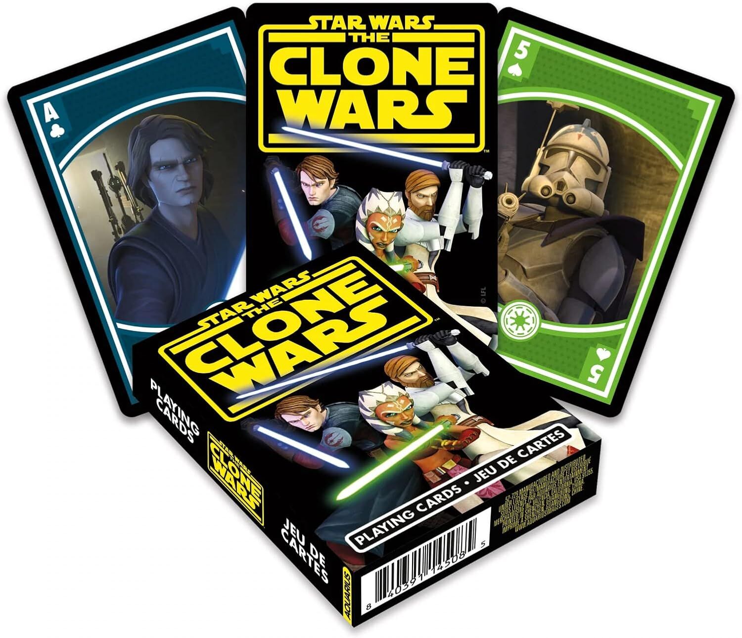 STAR WARS CLONE WARS PLAYING CARDS