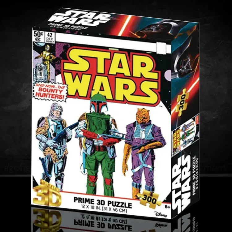 Star Wars 3D Lenticular Effect Puzzle 42 Boba Fett First Prime 3d 300