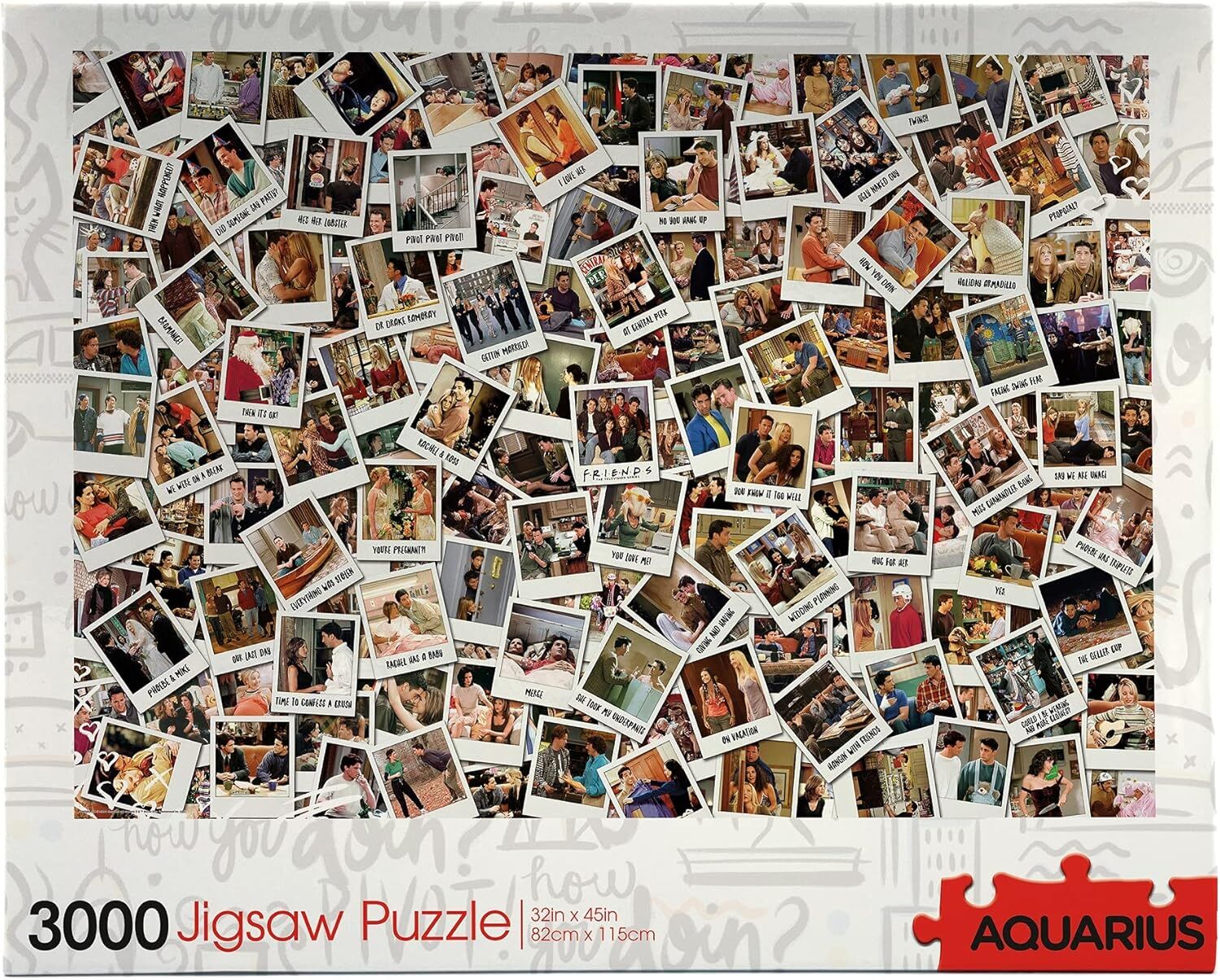 Friends 3000 Piece Jigsaw Puzzle
