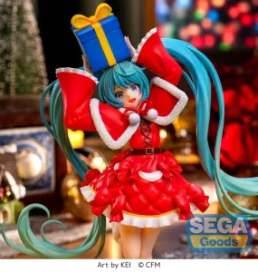 HATSUNE MIKU - Hatsune Miku ''Christmas 2024'' - Statue Luminasta 19cm