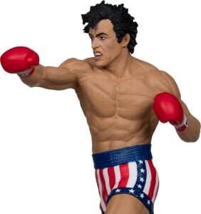 McFarlane Toys - Rocky IV Movie Maniacs - Rocky Balboa - Posed Figure 15cm
