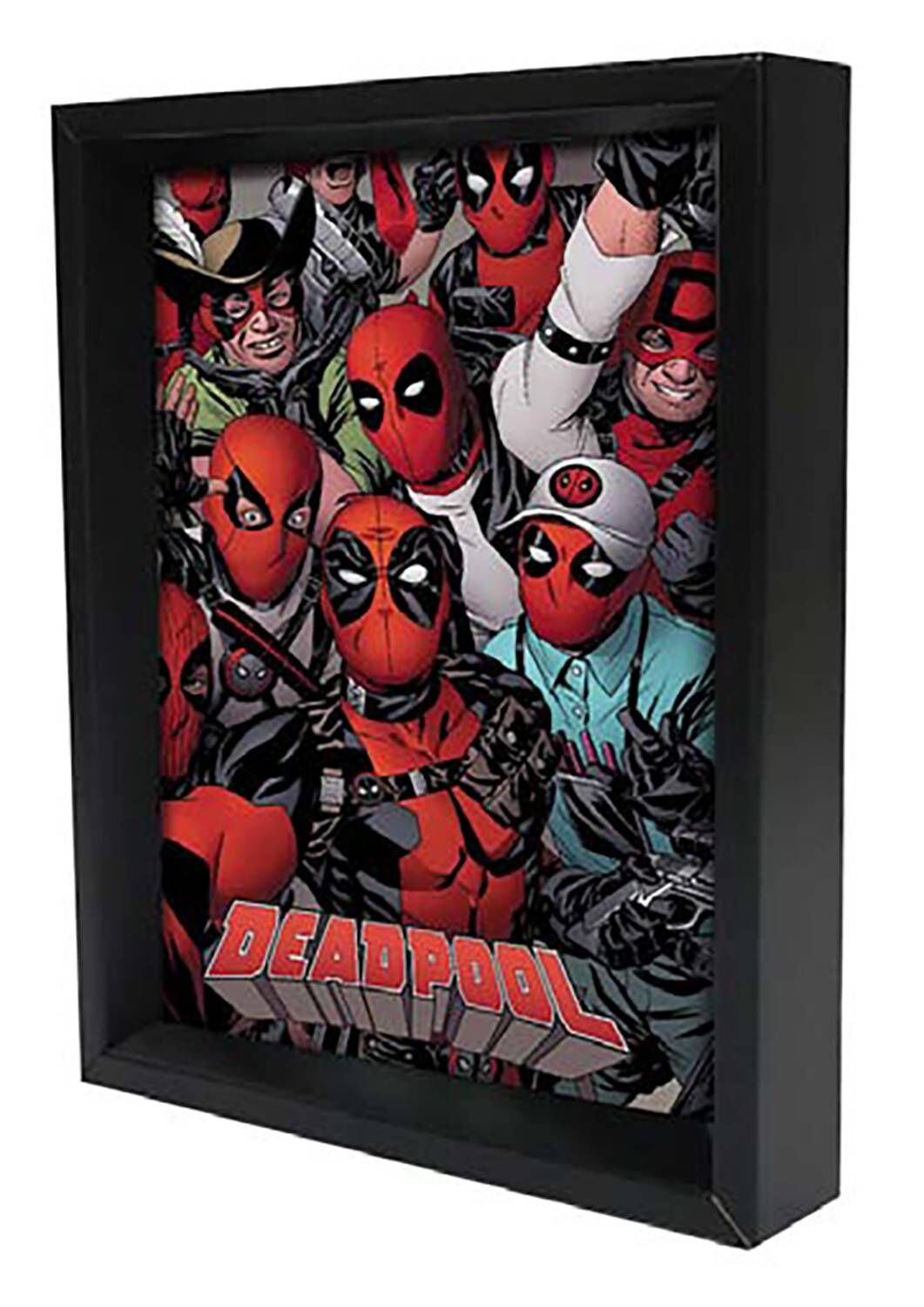 DEADPOOL FANS 3D LENTICULAR SHADOW [3D Çerçeveli 3D Tablo]