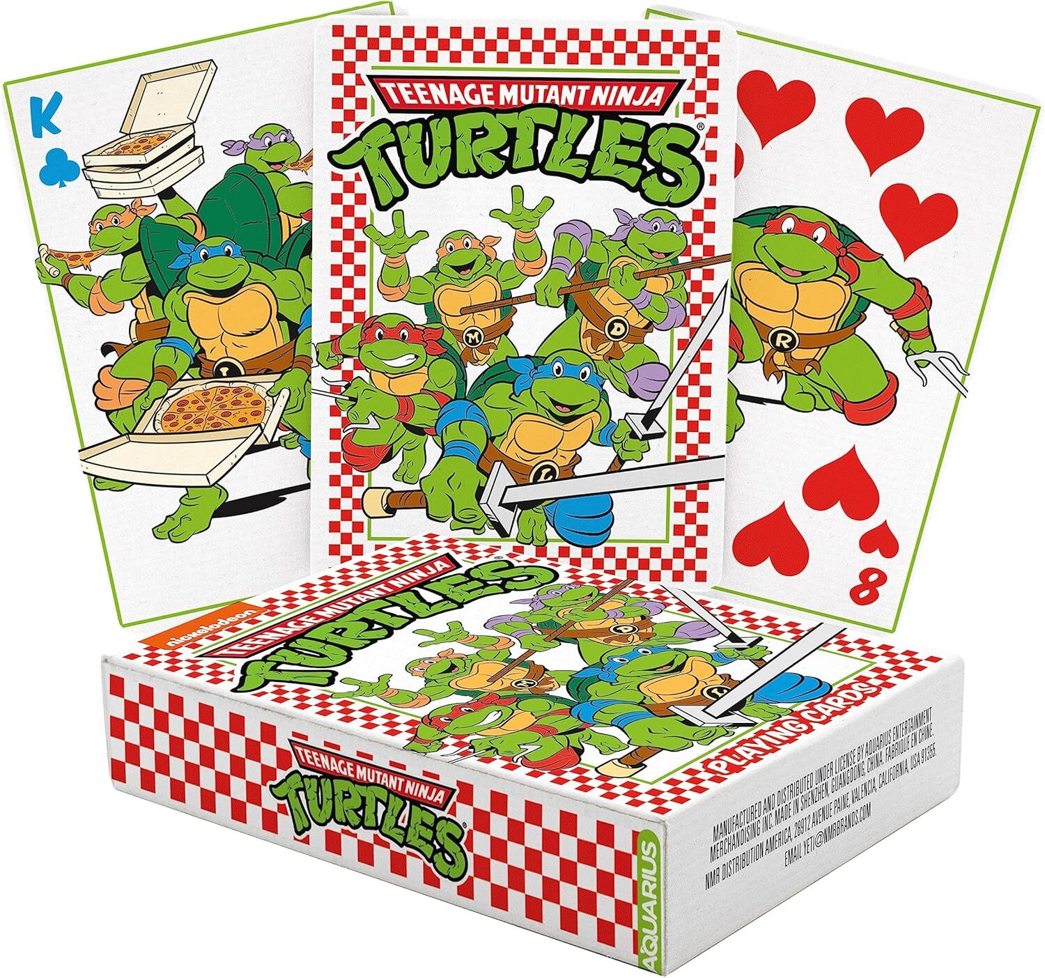 Teenage Mutant Ninja Turtles Pizza Playing Cards