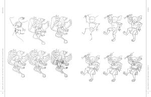 Draw Like an Artist: 100 Fantasy Creatures and Characters: Step-By-Step Realistic Line Drawing - A Sourcebook for Aspiring Artists and Designers