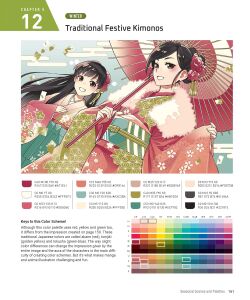 Anime & Manga Digital Coloring Guide: Choose the Colors That Bring Your Drawings to Life! (with Over 1000 Color Combinations)