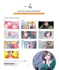 Anime & Manga Digital Coloring Guide: Choose the Colors That Bring Your Drawings to Life! (with Over 1000 Color Combinations)