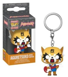 Pocket Pop Keychains - Aggretsuko with Guitar