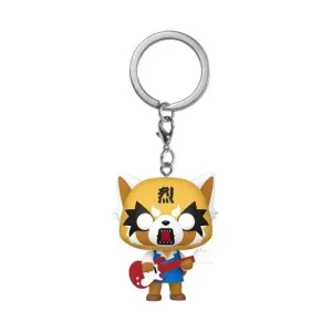 Pocket Pop Keychains - Aggretsuko with Guitar