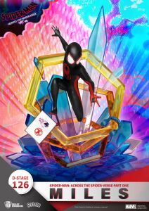 Marvel D-Stage PVC Diorama Spider-Man: Across The Spider-Verse Part One-Miles 15 Cm