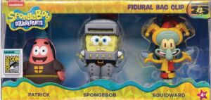 Spongebob Squarepants  3D Figural Foam Clip 3 Figure Gift Set