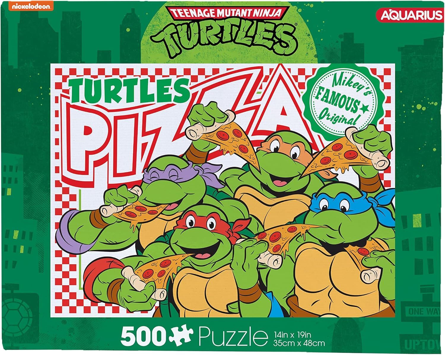 Teenage Mutant Ninja Turtles Pizza 500 Piece Jigsaw Puzzle