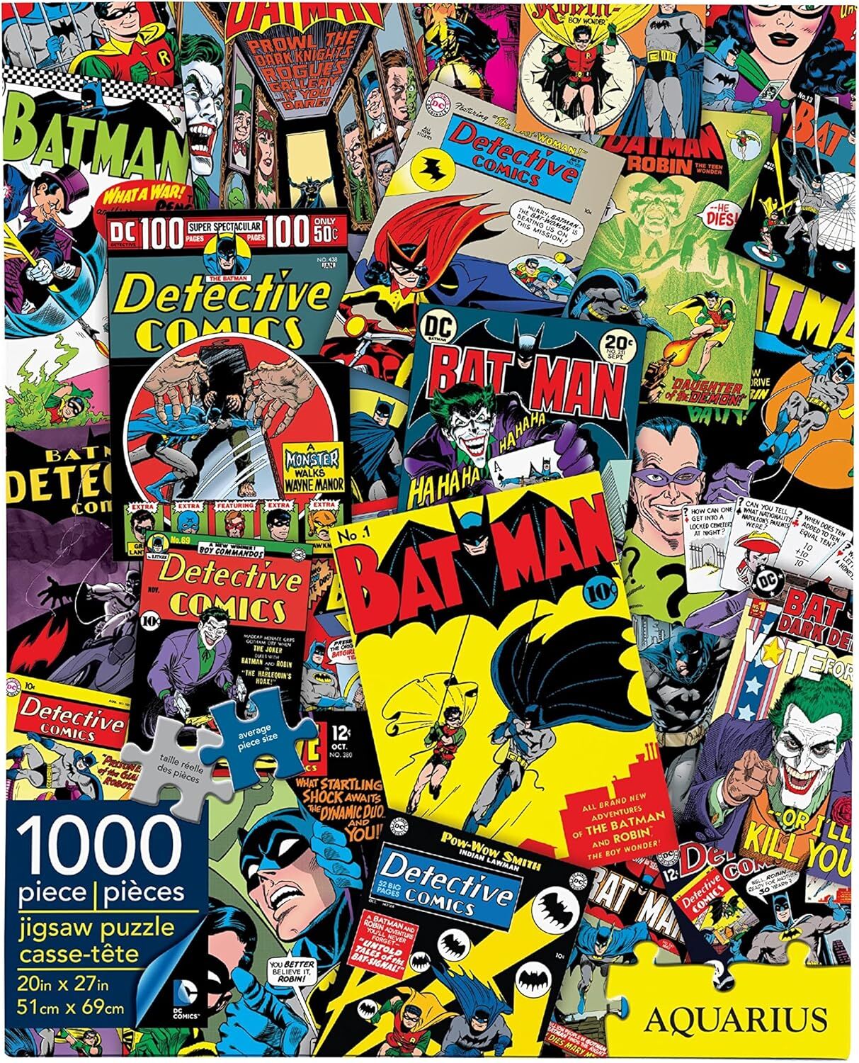 DC Comics Batman Collage 1000 Piece Jigsaw Puzzle