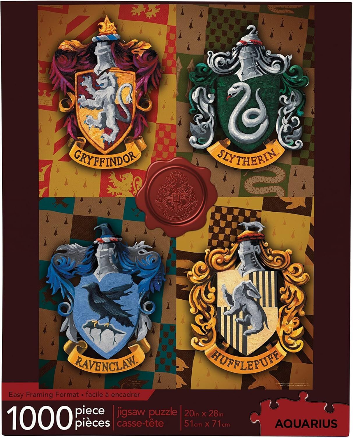 Harry Potter Crests 1000 Piece Jigsaw Puzzle