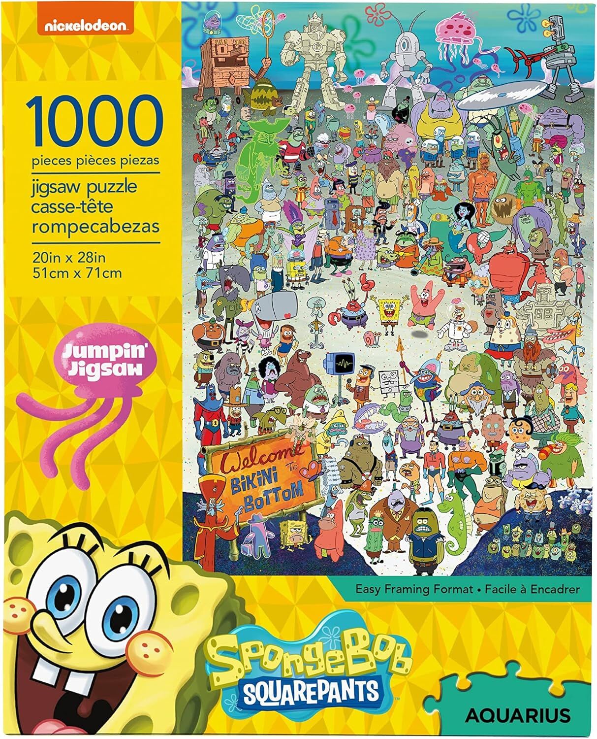 SpongeBob SquarePants - Cast 1000 Piece Jigsaw Puzzle