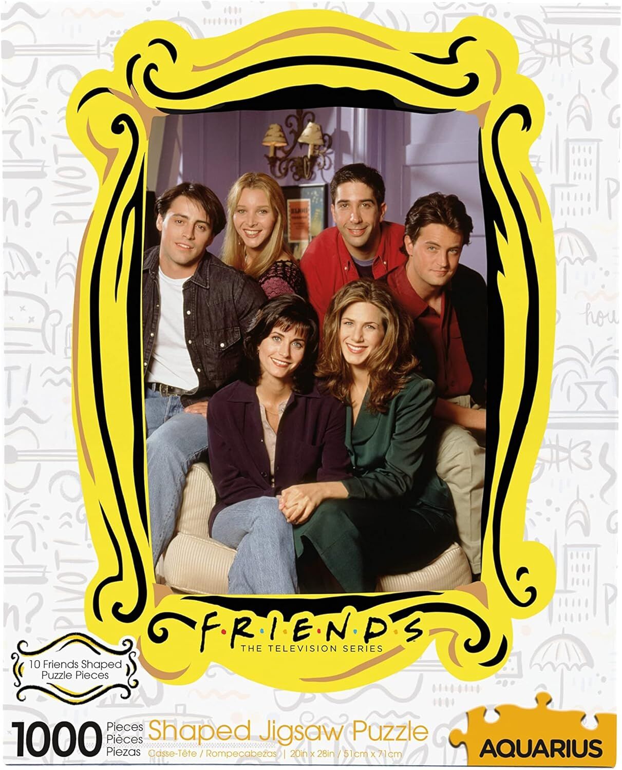 Friends Apartment Diecut 1000 Piece Jigsaw Puzzle