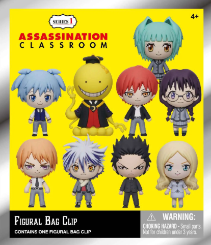 Assassination Classroom S1 Figural Bag Clip Blind Bag