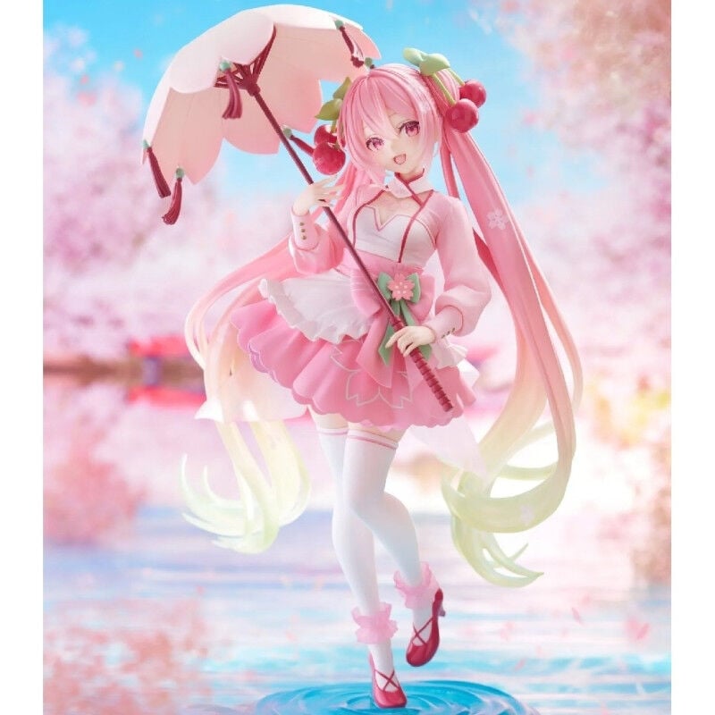 Vocaloid - Sakura Miku - AMP+ Figure ~Sakura Dress Ver.~