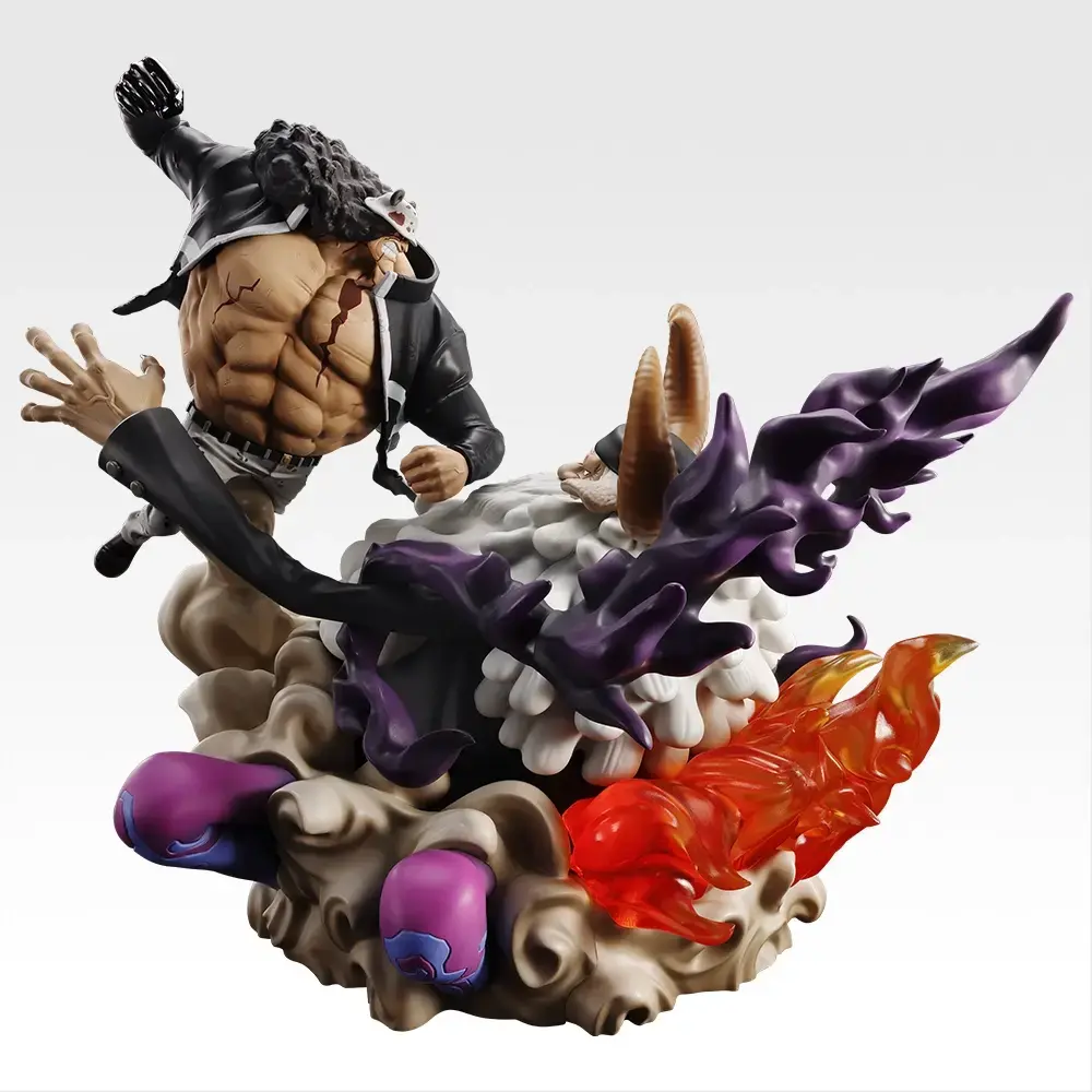 ONE PIECE - Bartholomew Kuma vs. Saint Jaygarcia Saturn - Ichiban Kuji Revible Moment - Egghead, the Island of the Future ~Burst of Energy~ - Last One Prize