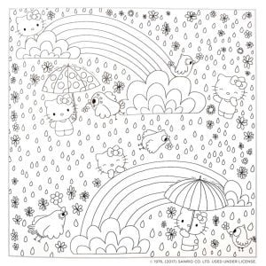 Hello Kitty & Friends Coloring Book