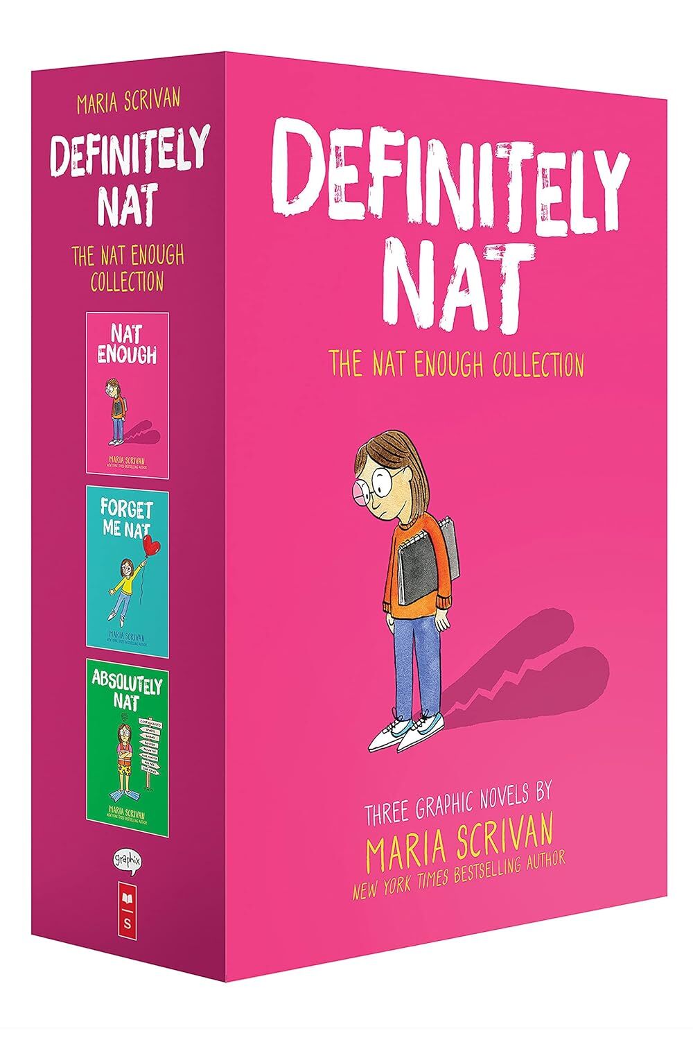 Definitely Nat: A Graphic Novel Box Set (Nat Enough #1-3)