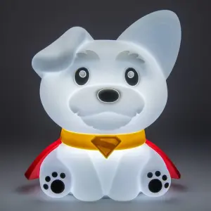 Superman Krypto Squishy Glo Şarjlı Silikon Lamba - DC Comics Squishy Glo Silicon Light Superman Krypto 17 Cm
