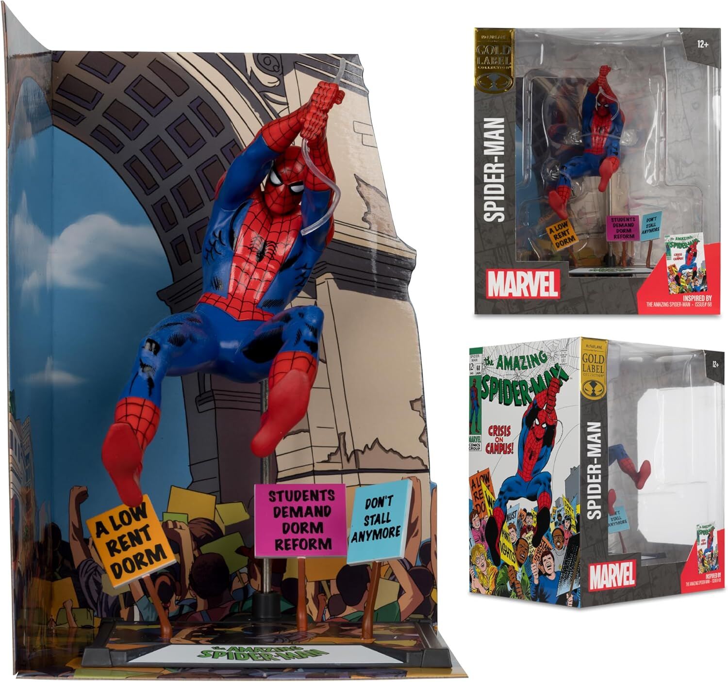 Marvel PVC Statue 1/10 Spider-Man Gold Label (The Amazing Spider