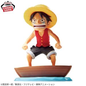World Collectable Figure - Log Stories: One Piece - Monkey D. Luffy & Going Merry