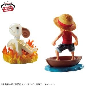 World Collectable Figure - Log Stories: One Piece - Monkey D. Luffy & Going Merry
