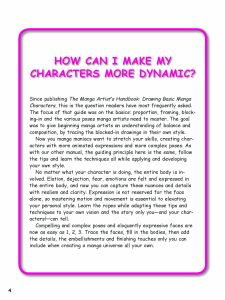 The Manga Artist's Handbook: Drawing Dynamic Manga Characters: The Easy 1-2-3 Method for Beginners