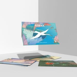 Jean Giraud ''Moebius'' - Set of 10 postcards ''Destination Edena''