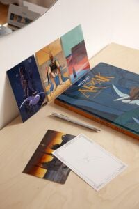 Jean Giraud ''Moebius'' - Set of 18 postcards ''Arzak L'intemporel''