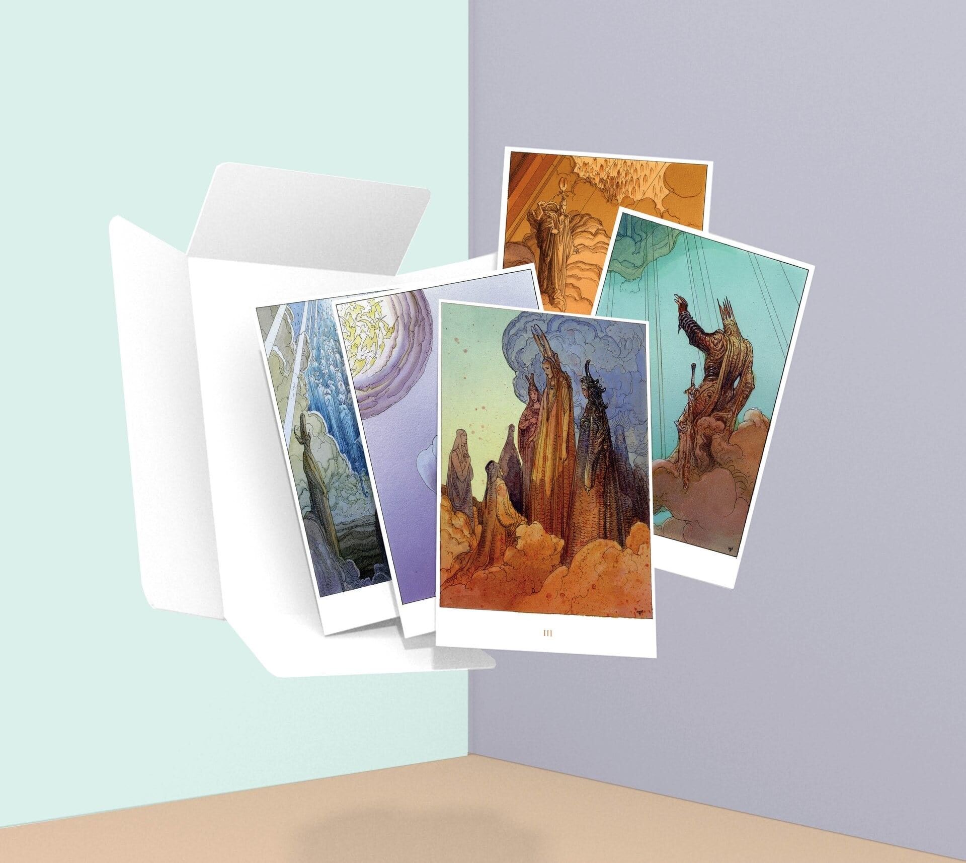 Jean Giraud ''Moebius'' - Set of 18 postcards ''Paradiso''