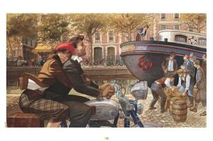 Jean-Pierre Gibrat - Quai de Valmy (affiche) Fine art print