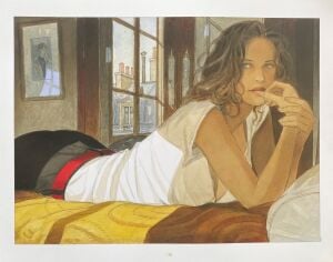 Jean-Pierre Gibrat - Jeanne allongée (Poster)