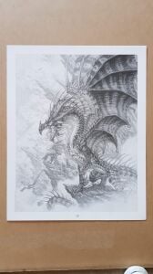 Olivier Ledroit - Dragon (art print)
