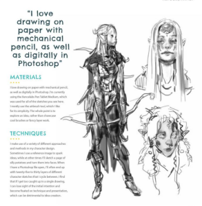 Sketching from the Imagination: Character Concepts
