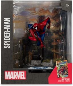 Marvel Spider-Man 1:10th Scale Posed Figure with Scene