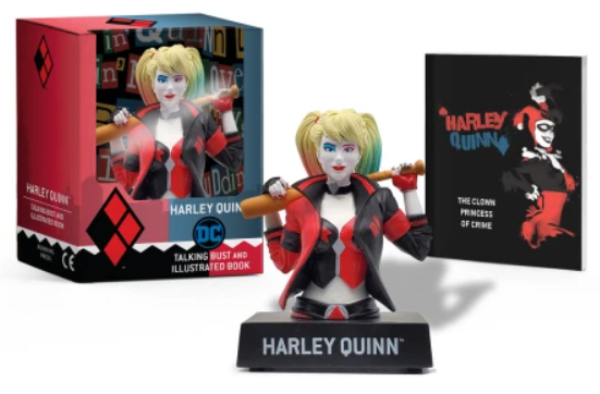 Harley Quinn Talking Figure and Illustrated Book