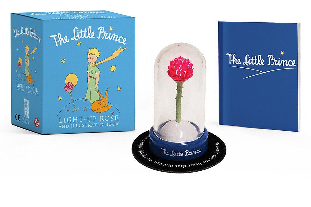 The Little Prince: Light-up Rose and Illustrated Book