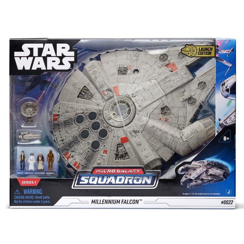 Star Wars Micro Galaxy Squadron Araç ve Mikro Figür Set - Millennium Falcon