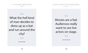 A Little Book About Movies : Quotes for the Cinephile in Your Life