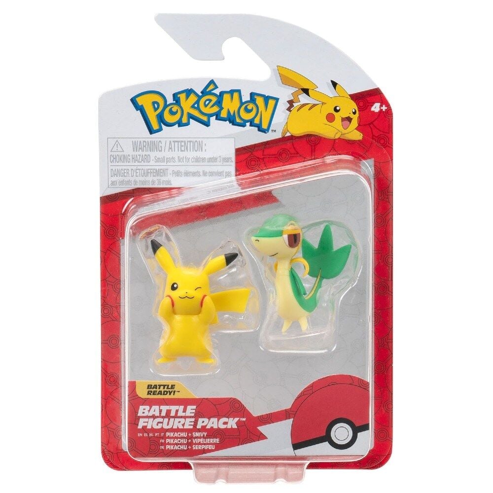 Pokemon Battle 2'li Figür Seti Pikachu & Snivy