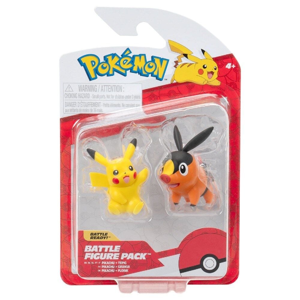 Pokemon Battle 2'li Figür Seti Pikachu & Tepig